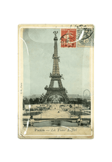 Bensgarden.com | E.R. Paris Eiffel Tower Decoupage Glass Tray - Bensgarden.com