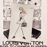 High Fashion Sketch Decoupage Glass Tray - Wholesale Ben's Garden