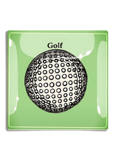 Hole In One Golf Ball Decoupage Glass Tray - Wholesale Ben's Garden