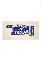 Houston Texas Going My Way Decoupage Glass Tray - Wholesale Ben's Garden