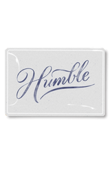 Humble Script Decoupage Glass Tray - Wholesale Ben's Garden