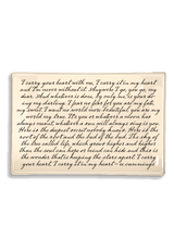 I Carry Your Heart With Me Decoupage Glass Tray - Wholesale Ben's Garden