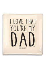 I Love That You're My Dad Decoupage Glass Tray - Wholesale Ben's Garden