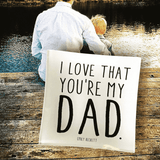Bensgarden.com | I Love That You're My Dad Decoupage Glass Tray - Bensgarden.com