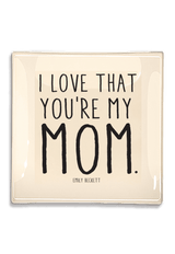 I Love That You're My Mom Decoupage Glass Tray - Wholesale Ben's Garden