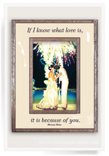 Bensgarden.com | If I Know What Love Is Copper & Glass Photo Frame - Bensgarden.com