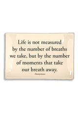 Life Is Not Measured Decoupage Glass Tray - Wholesale Ben's Garden
