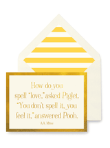 Bensgarden.com | Min. Case Pack // How Do You Spell Love Greeting Card, Single Folded Card or Boxed Set of 8 - Bensgarden.com