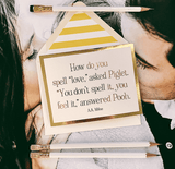 Bensgarden.com | Min. Case Pack // How Do You Spell Love Greeting Card, Single Folded Card or Boxed Set of 8 - Bensgarden.com