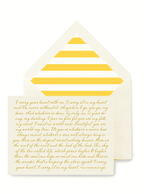 Bensgarden.com | Min. Case Pack // I Carry Your Heart Greeting Card, Single Folded Card or Boxed Set of 8 - Bensgarden.com