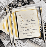 Bensgarden.com | Min. Case Pack // My Best Friends Are Like Fairy Tales Greeting Card, Single Folded Signature Card - Bensgarden.com