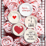 Min. Case Pack of 2 // Love You To The Moon Crystal Dome Paperweight - Wholesale Ben's Garden