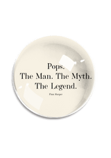 Min. Case Pack of 2 // Pops. The Man. The Myth. The Legend. Crystal Dome Paperweight - Wholesale Ben's Garden