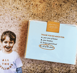 Bensgarden.com | Min. Case Pack // Thank You So Much For Greeting Card, Single Folded Card or Boxed Set of 8 - Bensgarden.com