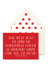 Min. Case Pack // The Best Way To Spread Christmas Cheer Greeting Card, Single or Boxed Set of 8 - Wholesale Ben's Garden