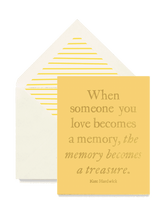 Min. Case Pack // When Someone You Love Greeting Card, Single Folded Blank Card - Wholesale Ben's Garden