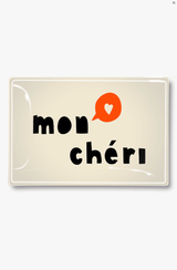 Mon Cherie Decoupage Glass Tray - Wholesale Ben's Garden