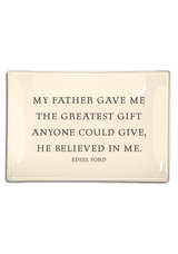 My Father Gave Me Decoupage Glass Tray - Wholesale Ben's Garden