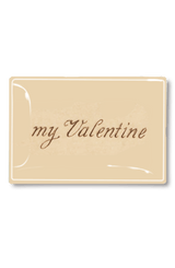 My Valentine Decoupage Glass Tray - Wholesale Ben's Garden