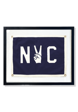 NYC Cut-And-Sewn Wool Felt Pennant Flag - Wholesale Ben's Garden
