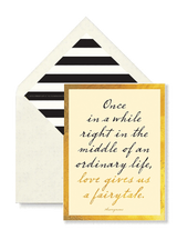 Min. Case Pack // Once In A Right In The Middle Greeting Card, Single Folded Card