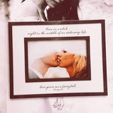 Bensgarden.com | Once In A While Life Gives You A Fairytale Copper & Glass Photo Frame - Bensgarden.com