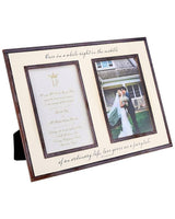 Once In A While Life Gives You A Fairytale, Double 5"x 7" Copper & Glass Photo Frame