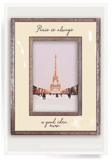 Bensgarden.com | Paris Is Always A Good Idea Copper & Glass Photo Frame - Bensgarden.com