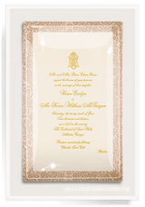 Bensgarden.com | Personalized 8"x 12" Decoupage Glass Letters Tray - Bensgarden.com