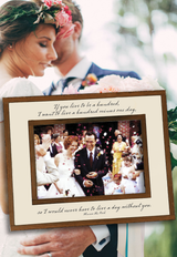 If You Live To Be A Hundred Copper & Glass Photo Frame