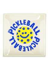 Pickleball Pickleball Decoupage Glass Tray
