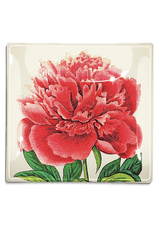 Pink Peony Decoupage Glass Tray - Wholesale Ben's Garden