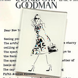 Polka Dot High Fashion Fashion Sketch Decoupage Glass Tray - Wholesale Ben's Garden