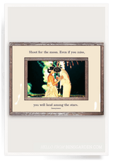 Bensgarden.com | Shoot For The Moon Copper & Glass Photo Frame - Bensgarden.com