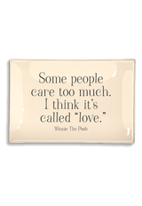 Some People Care Too Much Decoupage Glass Tray - Wholesale Ben's Garden