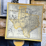 State of Texas Golden Decoupage Tray - Wholesale Ben's Garden