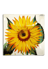 Sunflower Decoupage Glass Tray - Wholesale Ben's Garden