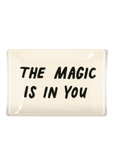 The Magic Is In You Decoupage Glass Tray - Wholesale Ben's Garden