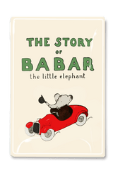 The Story of Babar Jacket Decoupage Glass Tray - Wholesale Ben's Garden
