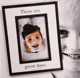 Bensgarden.com | These Are Great Days Copper & Glass Photo Frame - Bensgarden.com