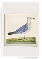 Bensgarden.com | Thoughtful Blue Bird Decoupage Glass Tray - Bensgarden.com