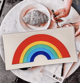 Vintage Rainbow Decoupage Glass Tray - Wholesale Ben's Garden