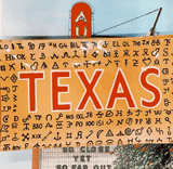 Vintage Texas with Cattle Brand Symbols Decoupage Glass Tray - Wholesale Ben's Garden