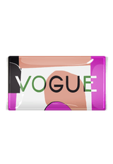 Vintage Vogue Abstract Decoupage Glass Tray - Wholesale Ben's Garden