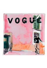 Vogue Audrey Watercolor Decoupage Glass Tray