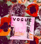 Bensgarden.com | Vogue Audrey Watercolor Decoupage Glass Tray - Bensgarden.com