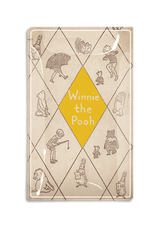 Bensgarden.com | Winnie The Pooh Book Jacket Decoupage Glass Tray - Bensgarden.com