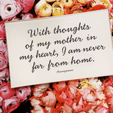 With Thoughts Of My Mother Decoupage Glass Tray - Wholesale Ben's Garden