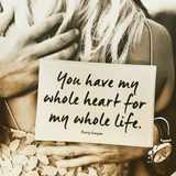 You Can Have My Whole Heart Decoupage Glass Tray