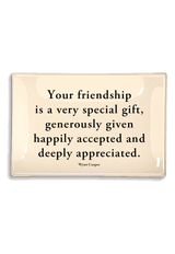 Your Friendship Is Decoupage Glass Tray - Wholesale Ben's Garden